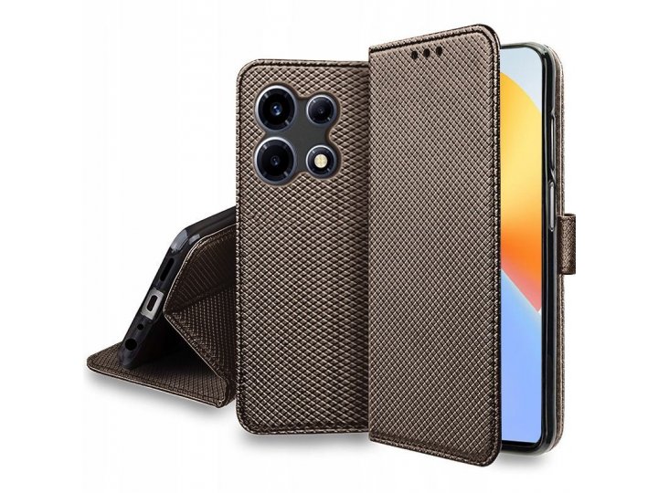 Кожаный чехол MyPads для Infinix Note 30 Vip с подставкой..