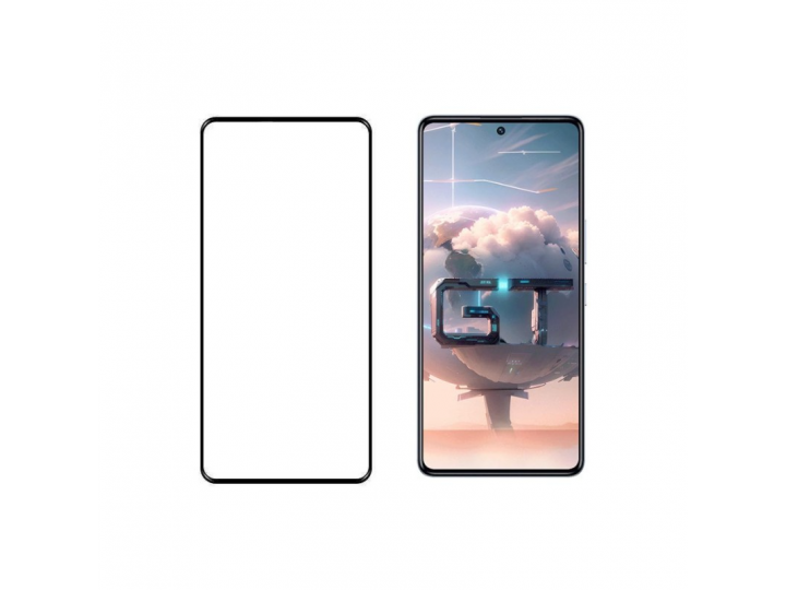 3D/5D защитное изогнутое стекло MyPads 5D Forti Glass для Infinix Note 30 VIP с закругленными изогнутыми краям..