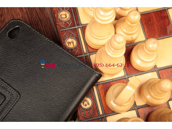 Чехол-обложка для Lenovo ThinkPad Tablet 2 черный кожаный..